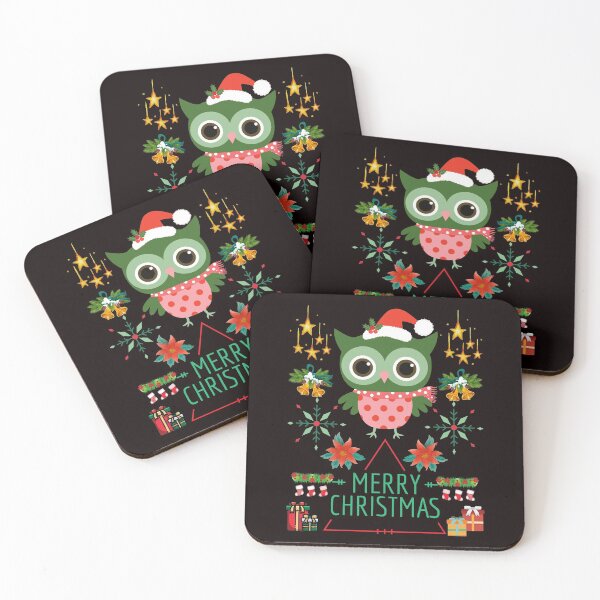 Artikelvorschau, Weihnachtseule! entworfen und verkauft von Goblinkind Publications.