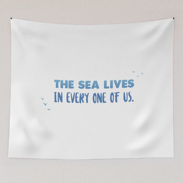 Item preview, The sea lives - Ocean Quotes designed and sold by swimarts.