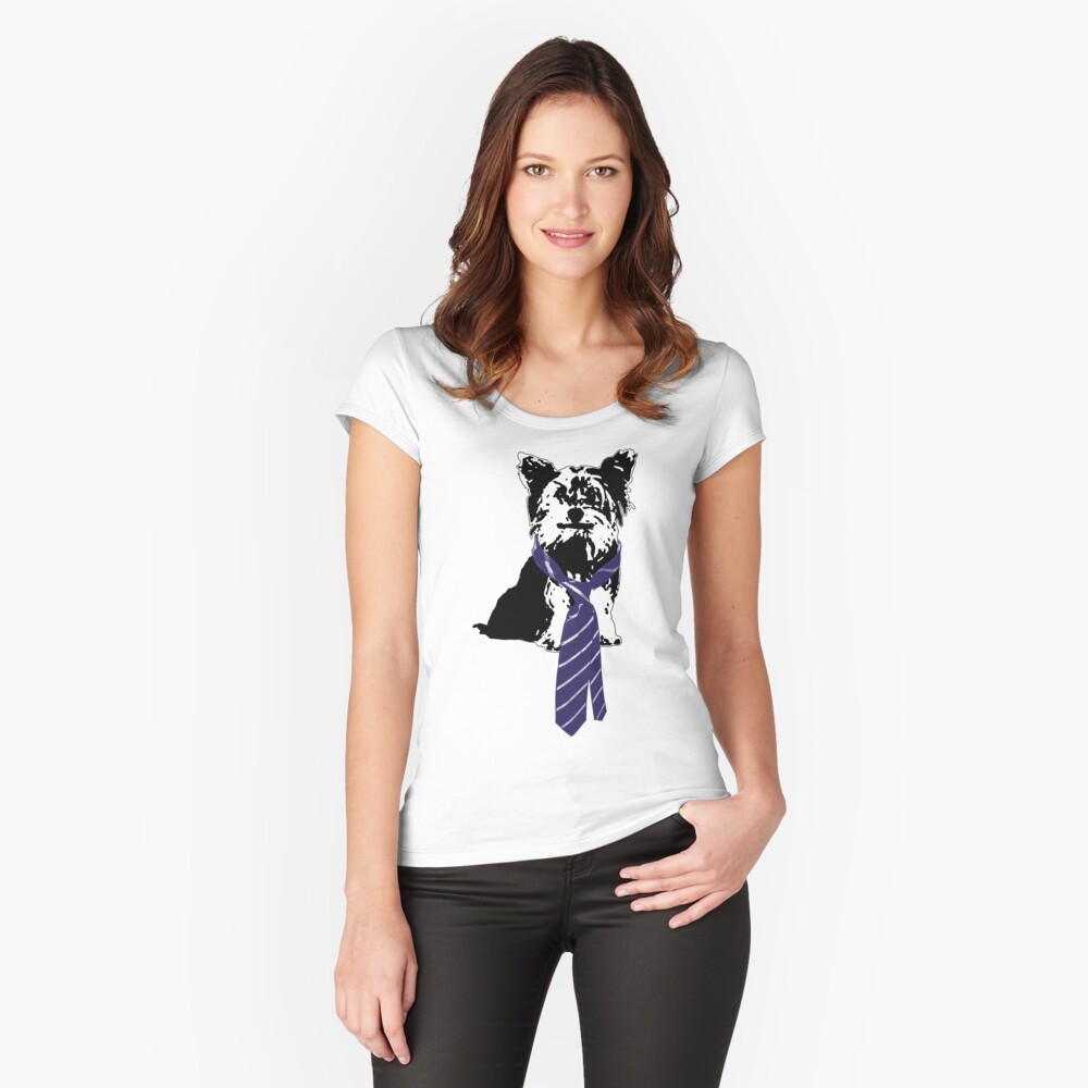 TGIF, Mr. Yorkie Fitted Scoop T-Shirt
