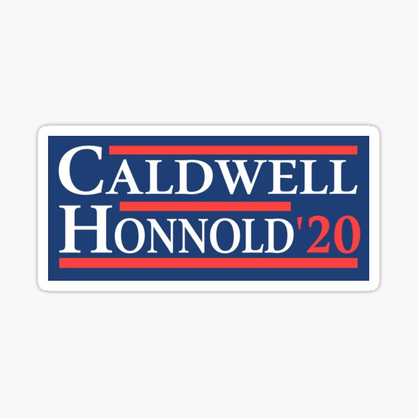 Caldwell Honnold 2020 Sticker