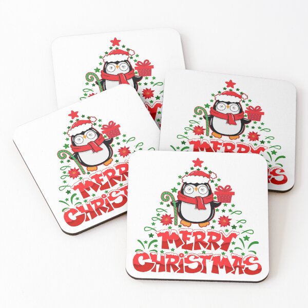 Item preview, Penguin Christmas Merry Quotes Cute  designed and sold by MisPuHoney.