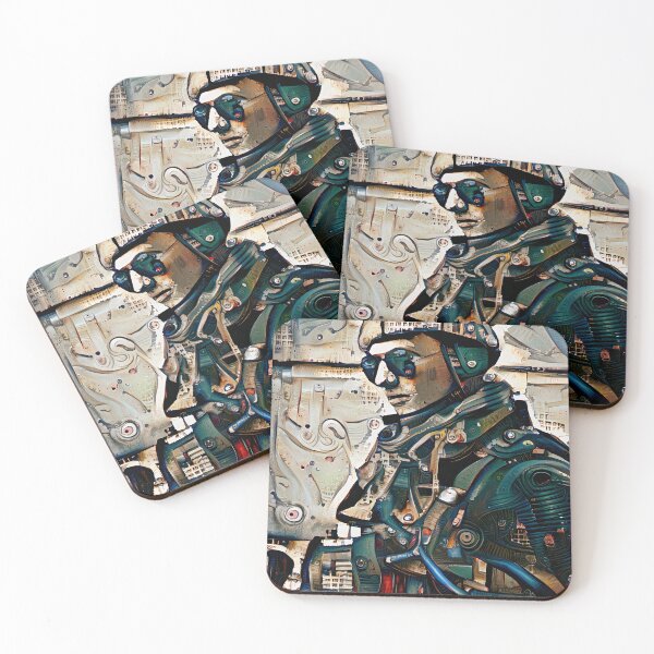 Item preview, Hydraulic Soldier | Industrial AI Art designed and sold by Artificial-Arts.