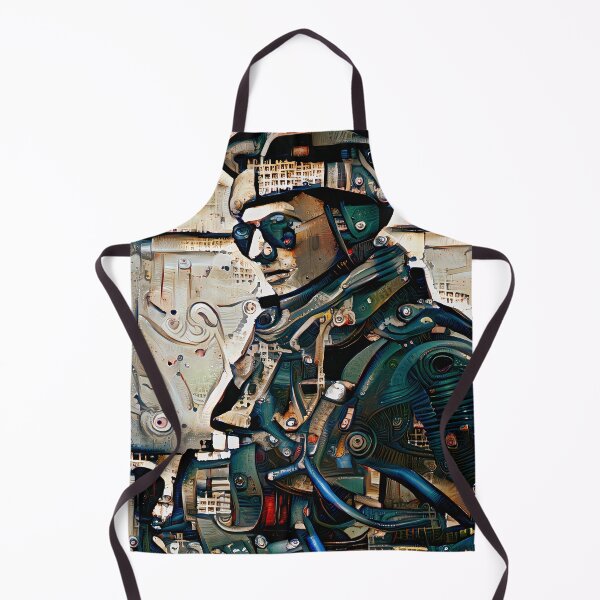 Item preview, Hydraulic Soldier | Industrial AI Art designed and sold by Artificial-Arts.