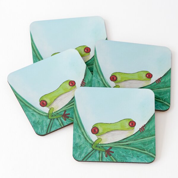 Item preview, Green Tree Frog designed and sold by DaisyMaeInkArt.