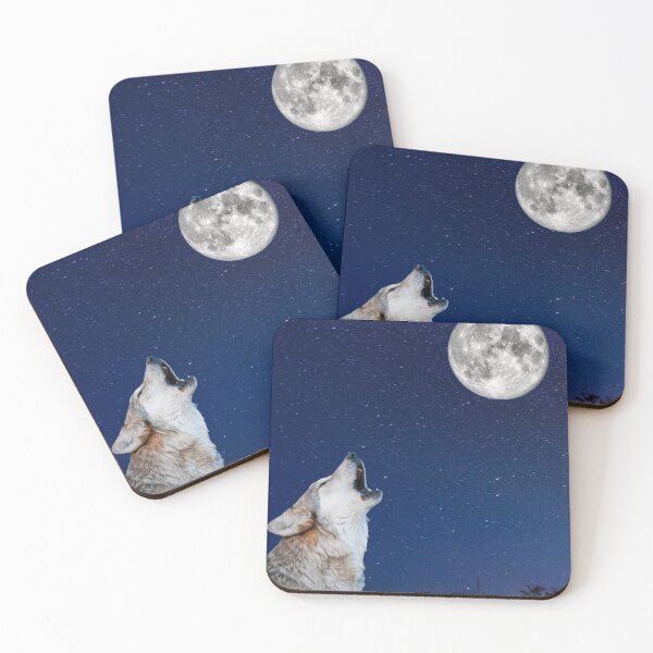 Item preview, Wolf & Moon designed and sold by BullishGraphics.