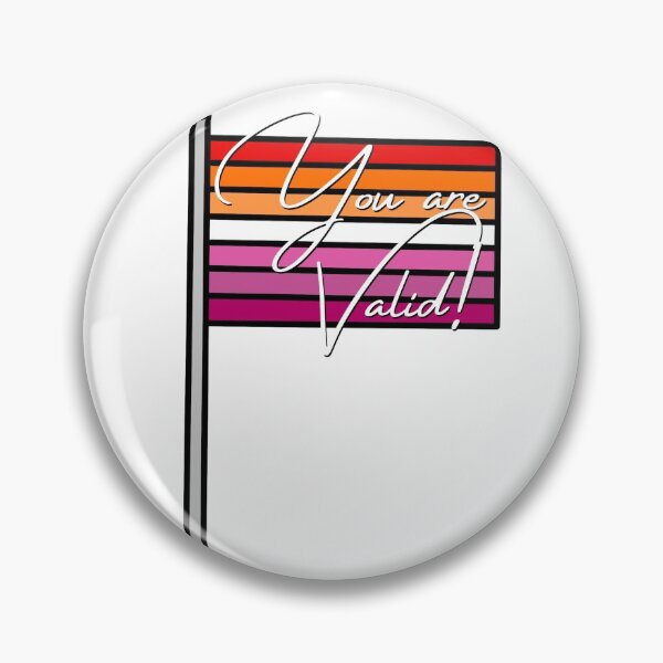 Item preview, Lesbian Pride You're Valid Flag designed and sold by duskangelstore.