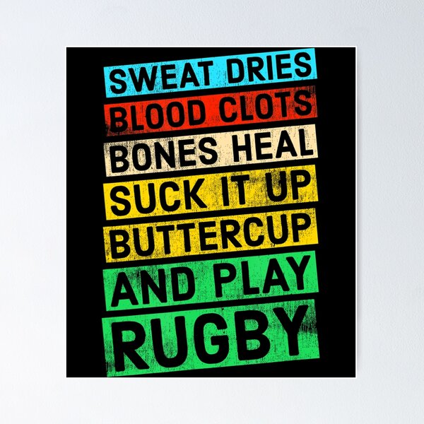 Item preview, Funny Rugby Quote Play Rugby designed and sold by HannaFuhrmann.