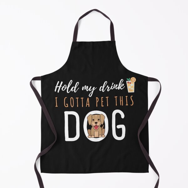Item preview, Hold My Drink I Gotta Pet This Dog designed and sold by 24FAHSION.