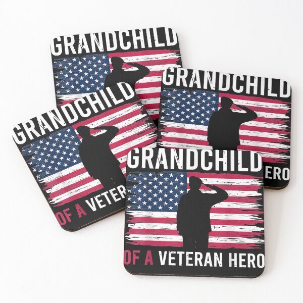 Item preview, America Grandchild American Flag Thanks Patriotic Veterans designed and sold by Flamingo92.