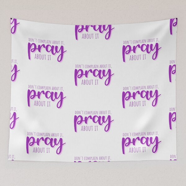 Item preview, Pray about it - grape designed and sold by Cane & Abel Creations ..