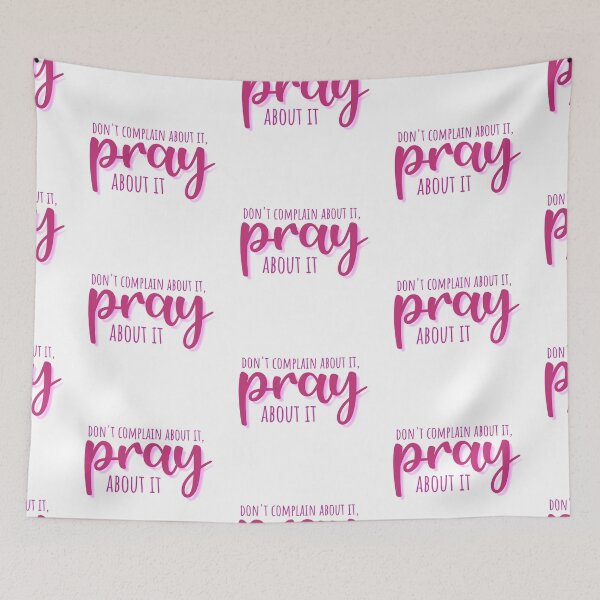 Item preview, Pray about it - berry designed and sold by Cane & Abel Creations ..