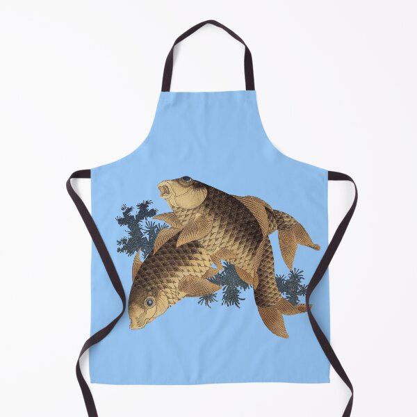 Item preview, Two carp among the algae. Hokusai designed and sold by Gotoo.