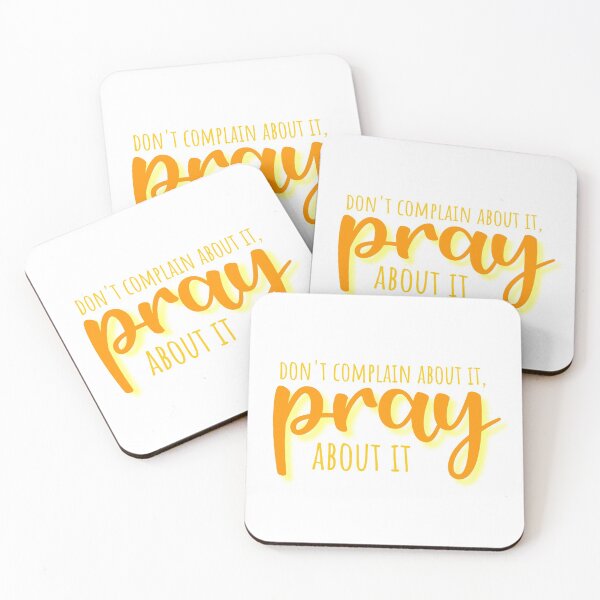 Item preview, Pray about it - tangerine designed and sold by Cane & Abel Creations ..
