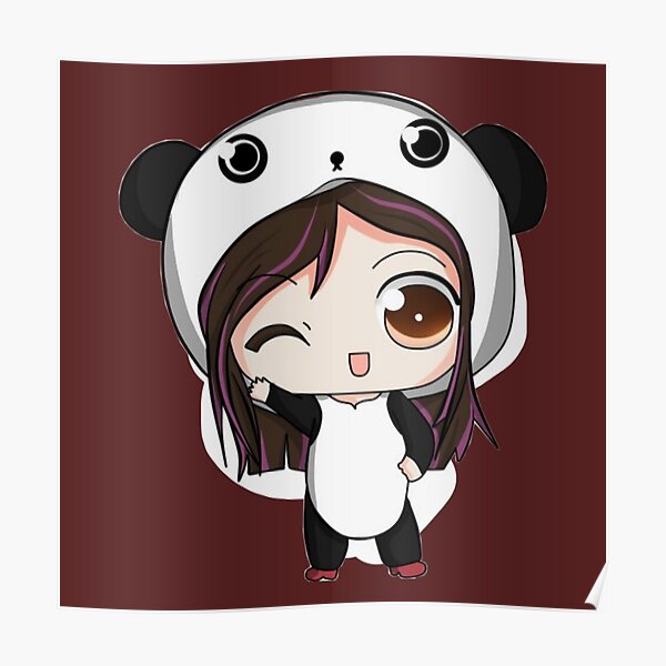 Cute friendly anime Panda Cute friendly anime Panda