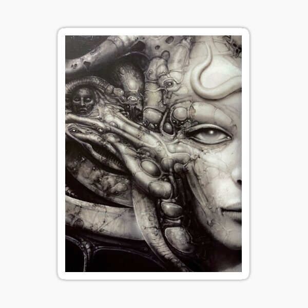 HR Giger - Li (Detail) Sticker