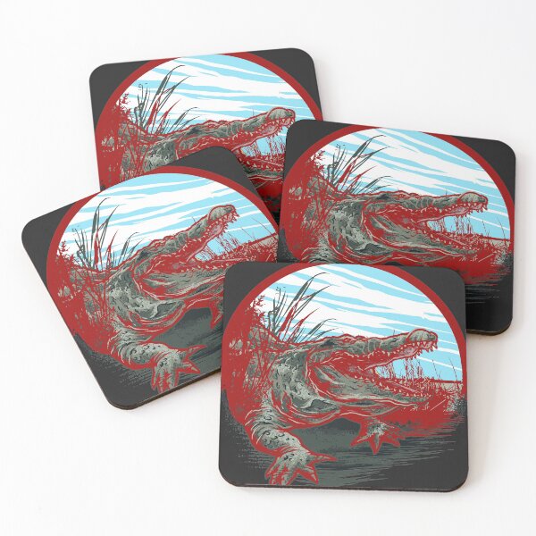 Item preview, Attacking alligator designed and sold by PODapparel.