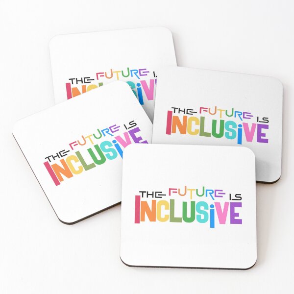 Item preview, The Future Is Inclusive Pride Rainbow LGBTQ Rainbow designed and sold by Dolphin Graphic.