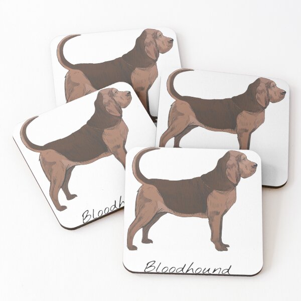Item preview, Bloodhound Vintage Style Drawing   designed and sold by oyfullyEmbroide.