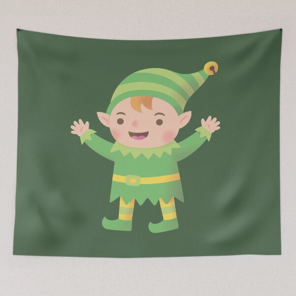 Item preview, Cute Happy Elf designed and sold by rustydoodle.