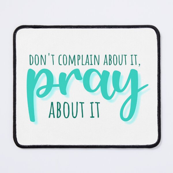Item preview, Pray about it - spearmint designed and sold by Cane & Abel Creations ..