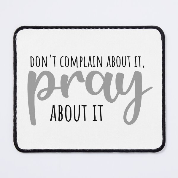Item preview, Pray about it - black designed and sold by Cane & Abel Creations ..