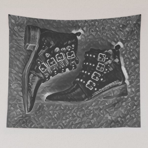 Item preview, Black and White Boots designed and sold by brookemiller801.