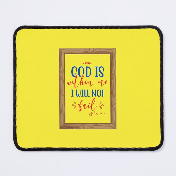 Item preview, God Is Within Me I Will Not Fail designed and sold by Prayingwarrior.