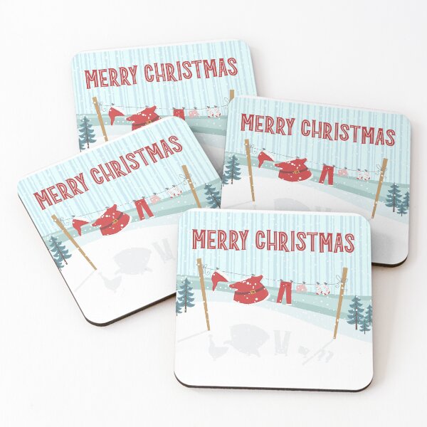 Item preview, Santa's Snowy Clothesline designed and sold by moosemtndesign.