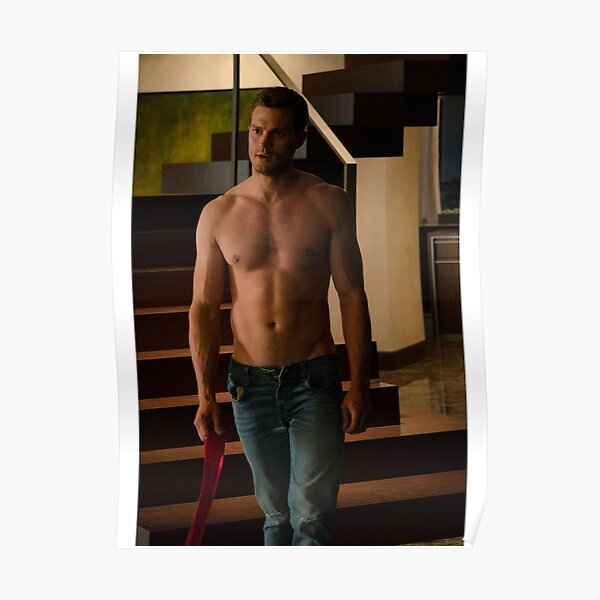 JAMIE DORNAN FIFTY SHADES GLOSSY WALL ART POSTER A1 - A5 SIZES AVAILABLE 