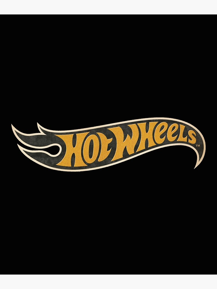 Vintage Hot Wheels Logo Poster For Sale By Partysparkles Redbubble