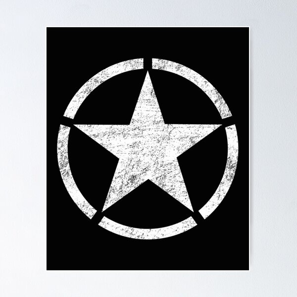 Item preview, Vintage look US Army Star designed and sold by PartySparkles.