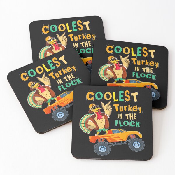 Item preview, Happy Turkey day- Coolest turkey in the flock Thanksgiving Gift designed and sold by ViniTamarYellen.