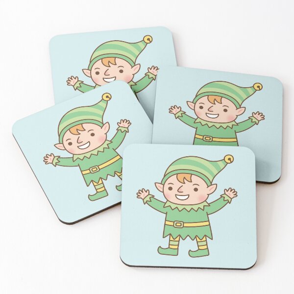 Item preview, Cute Jolly Elf Doodle designed and sold by rustydoodle.