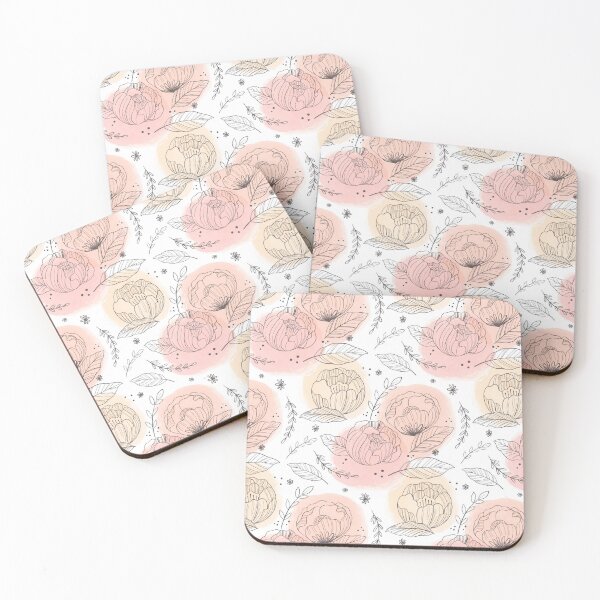 Item preview, Large Floral Watercolor Print Pretty Pattern  designed and sold by Pinkmagenta.