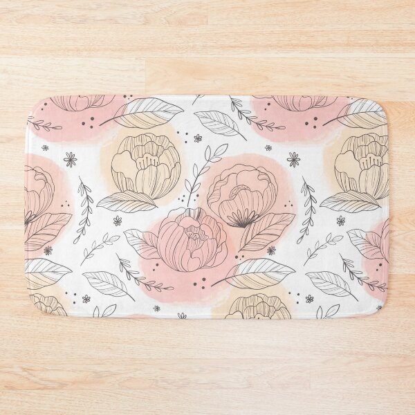 Item preview, Large Floral Watercolor Print Pretty Pattern  designed and sold by Pinkmagenta.