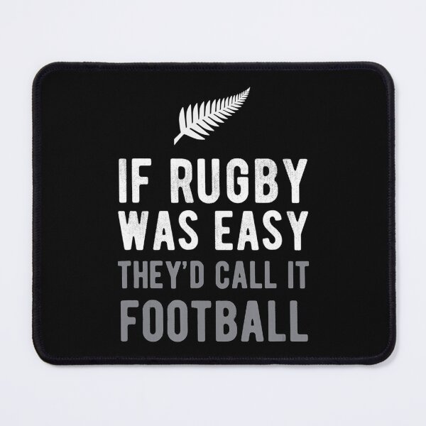 Item preview, If Rugby Easy Called Football Funny New Zealand NZ Kiwi designed and sold by HannaFuhrmann.