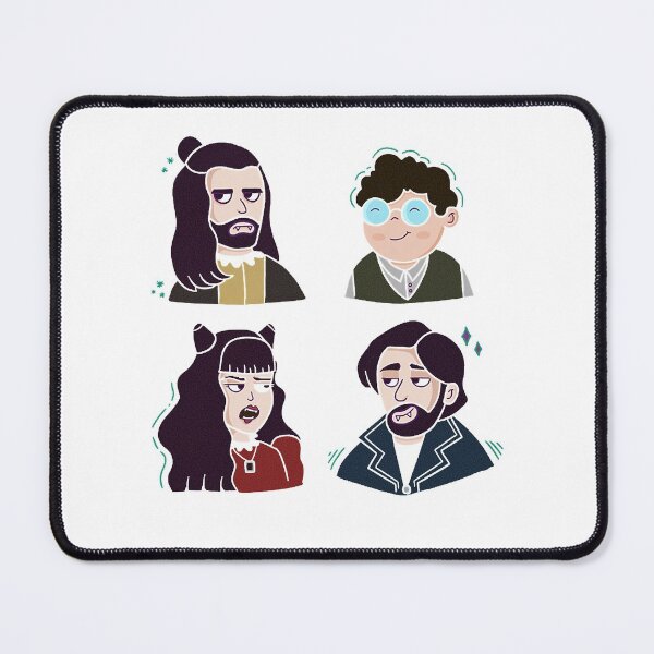 Item preview, Characters from what we do in the shadows chibi patterns designed and sold by TuckerGradyKoch.