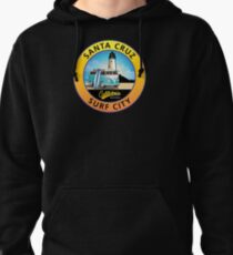 Santa Cruz Surf City California CA Light House Van Pullover Hoodie