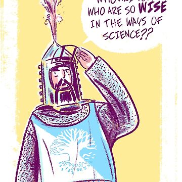 "Sir Bedevere The Wise" Sticker for Sale by JoeRogersDraws | Redbubble