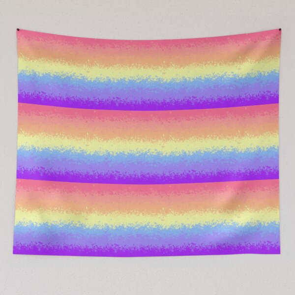 Item preview, xenogender pastel rainbow gay pride flag designed and sold by Spell-the-Bee.