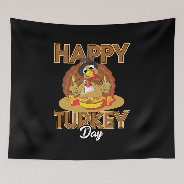 Artikelvorschau, Happy Turkey Day Thanksgiving Day Weihnachtsgeschenk entworfen und verkauft von hasanmasud.