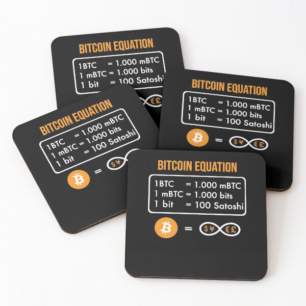 Item preview, Bitcoin Equation I BTC Unit For Bitcoin Hodler designed and sold by Grimbart.