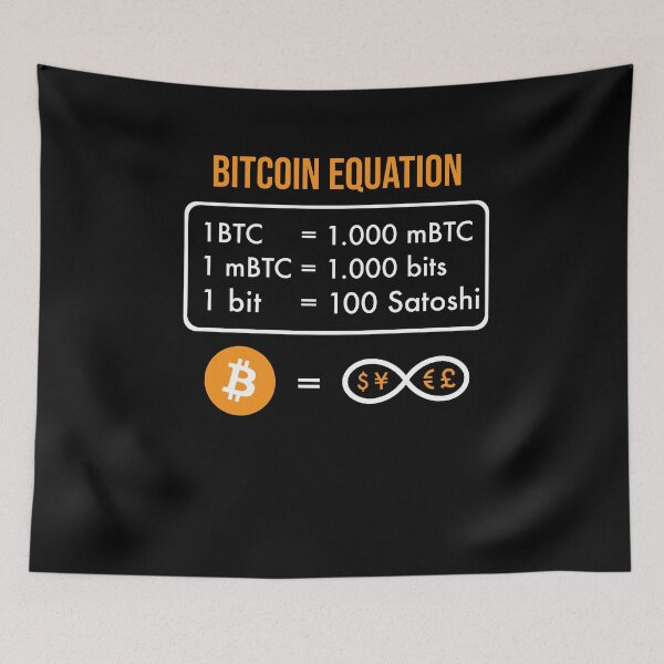 Item preview, Bitcoin Equation I BTC Unit For Bitcoin Hodler designed and sold by Grimbart.