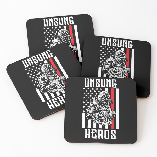 Item preview, American flag firefighter hero red line  designed and sold by JustSaiyan1.