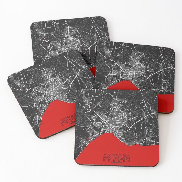 Item preview, Antalya City Map of Turkey - Oriental designed and sold by deMAP.