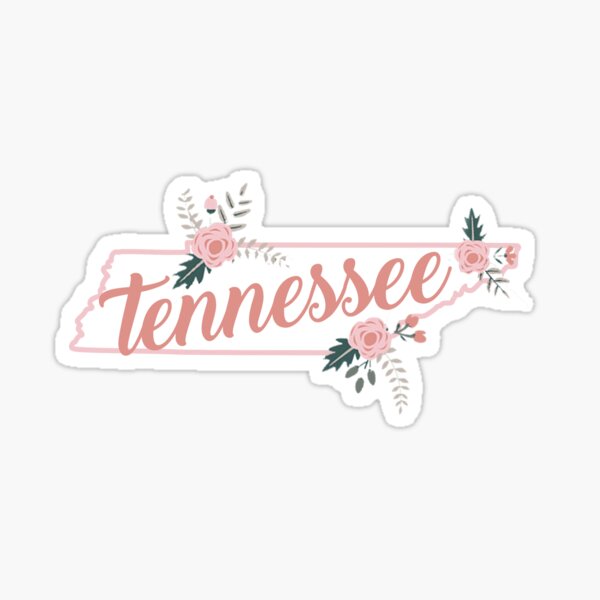 Tennessee Floral State Sticker