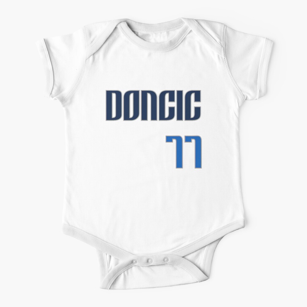 Baby Monthly Onesies - Basketball Jersey Dallas Mavericks