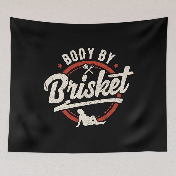 Item preview, Mens Body By Brisket Shirt Funny Steak Lover Grilling BBQ Chef designed and sold by fatboys.