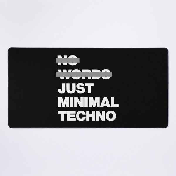 Item preview, No Words Just Minimal Techno Music Bring Me to Rave party designed and sold by elhefe.