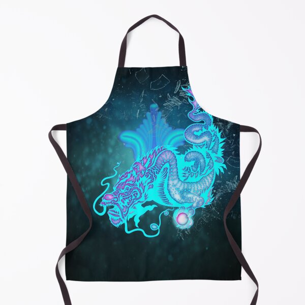 Item preview, Blue glowing chinese dragon designed and sold by nicky2342.